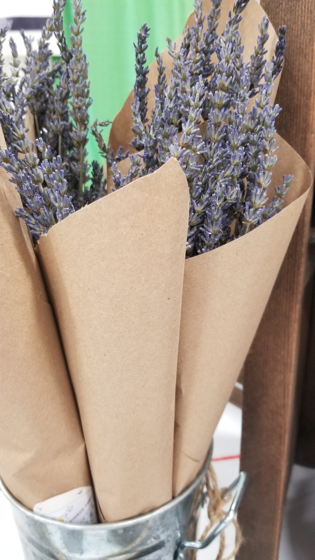 Paper Wrapped Dried Lavender Bundle